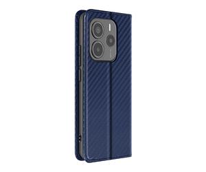 AVIZAR Securecard ss CUSTODIA A LIBRO per Xiaomi Poco M7 Pro, Blu notte
