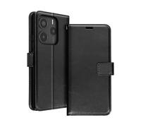 Mayaxess Custodia a portafoglio per Xiaomi Redmi Note 14 5G con laccetto Nero