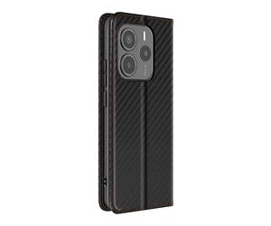 AVIZAR Securecard ss CUSTODIA A LIBRO per Xiaomi Poco M7 Pro, Nero