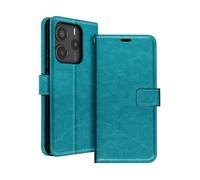 AVIZAR Securecard ss CUSTODIA A LIBRO per Xiaomi Poco M7 Pro, Turchese