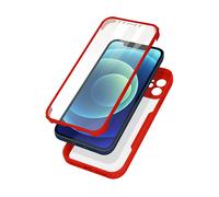 AVIZAR Serie 180 Cover per Apple iPhone 12 Pro, Rosso
