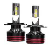 Avizar, Set di 2 lampadine LED M8 Pro H4 60W 12V 6000K 12000lm IP65 per auto