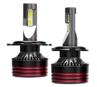 Avizar, Set di 2 lampadine LED M8 Pro H7 60W 12V 6000K 12000lm IP65 per auto