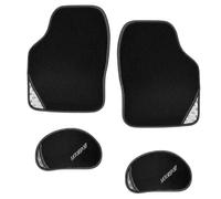 Avizar, Set di tappetini per auto universali 4 pezzi in PVC floccato 42×57cm