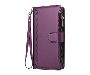 AVIZAR Shock shield CUSTODIA A LIBRO per Oppo A5 Pro, Viola