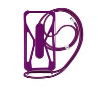 Cover Universale Smartphone con Cordino, Angoli Bumper e Cavalletto viola