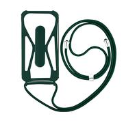Cover Universale Smartphone con Cordino, Angoli Bumper e Cavalletto Verde Scuro