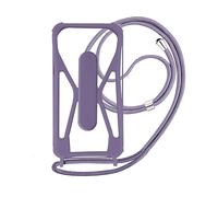 Cover Universale Smartphone con Cordino, Angoli Bumper e Cavalletto lavanda