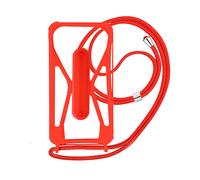Cover Universale Smartphone con Cordino, Angoli Bumper e Cavalletto rossa