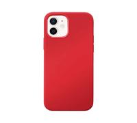 AVIZAR Silicone microfibra COVER per Apple iPhone 12 Mini, Rosso