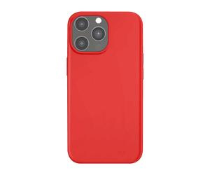 AVIZAR Silicone microfibra COVER per Apple iPhone 12 Pro Max, Rosso
