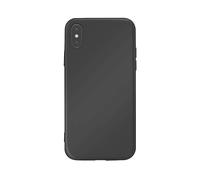 AVIZAR Silicone microfibra COVER per Apple iPhone X / XS, Nero