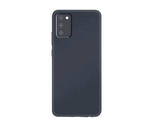 AVIZAR Silicone microfibra COVER per Samsung Galaxy A03s, Blu