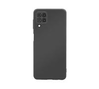 AVIZAR Silicone microfibra COVER per Samsung Galaxy A22 4G, Nero