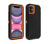 Custodia protettiva Avizar nera/arancione per iPhone XR