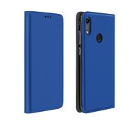 Custodia Honor 8A / Huawei Y6S / Y6 2019 Portacarte Stand Video Cover - blu