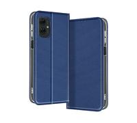AVIZAR SMART PREMIUM CUSTODIA A LIBRO per Motorola Moto G55, Blu notte