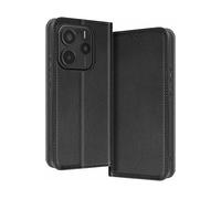 AVIZAR SMART PREMIUM CUSTODIA A LIBRO per Xiaomi Poco M7 Pro, Nero