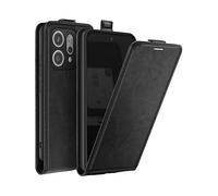 AVIZAR Smart vertical Portafoglio CUSTODIA A LIBRO per Oppo Reno 14, Nero