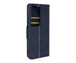 AVIZAR Soft luxury CUSTODIA A LIBRO per Honor 90 Smart, Blu notte