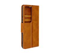 AVIZAR Soft luxury CUSTODIA A LIBRO per Honor 90 Smart, Marrone chiaro