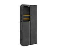 AVIZAR Soft luxury CUSTODIA A LIBRO per Honor 90 Smart, Nero
