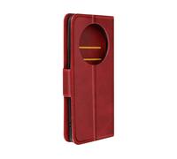 AVIZAR Soft luxury CUSTODIA A LIBRO per Honor Magic 6 Lite 5G, Bordeaux