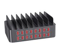 Avizar, Stazione di Ricarica 16 Porte USB Smartphone e Tablet 150W, Nero