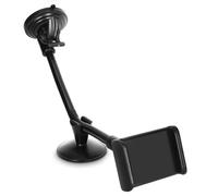 Avizar, Supporto Auto Ventosa Parabrezza per Smartphone e Tablet, Nero