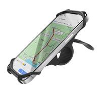 Avizar, Supporto bici e moto per smartphone fissaggio manubrio regolabile, Nero