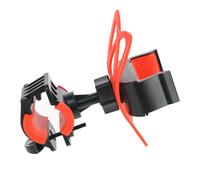 Avizar Supporto bici moto per smartphone grip espandibile silicone rotante, Nero / Rosso