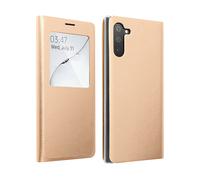 AVIZAR Sview CUSTODIA per Samsung Galaxy Note 10, Dorato