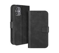 AVIZAR Tender book CUSTODIA A LIBRO per Apple iPhone 12 Pro, Nero