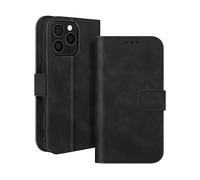 AVIZAR Tender book CUSTODIA A LIBRO per Apple iPhone 16 Pro, Nero