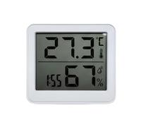 Avizar, Termo-Igrometro Digitale Interno 3V con Schermo LCD Compatto, Bianco
