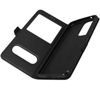CustodiaSamsung Galaxy A53 5G Doppia Finestra Supporto Video Nera