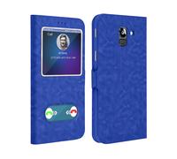 AVIZAR Towind CUSTODIA per Samsung Galaxy J6, Blu