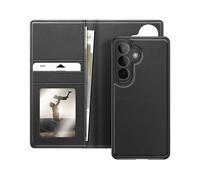 AVIZAR Twincase Portafoglio CUSTODIA A LIBRO per Samsung Galaxy S26 Plus, Nero