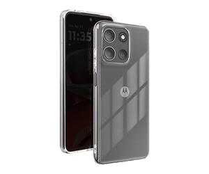 AVIZAR Ultra thin silicone COVER per Motorola Moto G15 Power, Trasparente