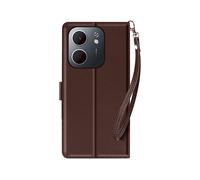 AVIZAR Urban Portafoglio CUSTODIA A LIBRO per Oppo A5x, Marrone