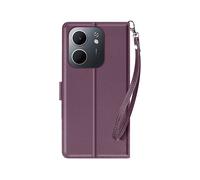 AVIZAR Urban Portafoglio CUSTODIA A LIBRO per Oppo A5x, Viola scuro