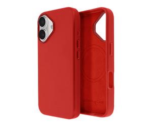 AVIZAR Vegan magcover COVER per Apple iPhone 16, Rosso