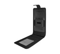 Custodia Smartphone 4,7''” a 5,0'' Sportellino Portafoglio Universale - Nero