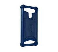 Cover smartphone 4,7" a 5,0" Cover Universale Silicone Porta-carte - Blu
