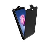 Avizar Custodia per Huawei P Smart – Portafoglio verticale con chiusura magnetica Nera