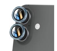 Avizar Vetro temperato fotocamera per iPhone 16 durezza 9H antigraffi, Blu