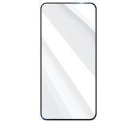 Avizar Vetro temperato per Samsung Galaxy A35 5G adesione totale smussato, Nero transparente