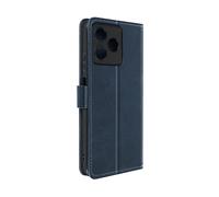 AVIZAR VINTAGE CUSTODIA A LIBRO per Realme Note 50, Blu