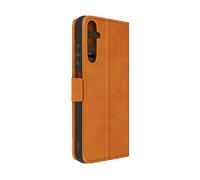 Custodia per Samsung Galaxy A05s portacarte supporto video serie Vintage camel