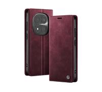 AVIZAR Vintage CUSTODIA A LIBRO per Xiaomi Redmi Note 15 Pro Plus 5G, Rosso